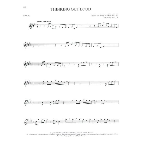 Hal Leonard 101 Hit Songs For Violin