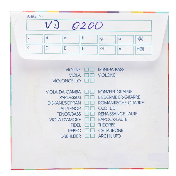 K&uuml;rschner VD 0200 Hurdy Gurdy Bass Str.