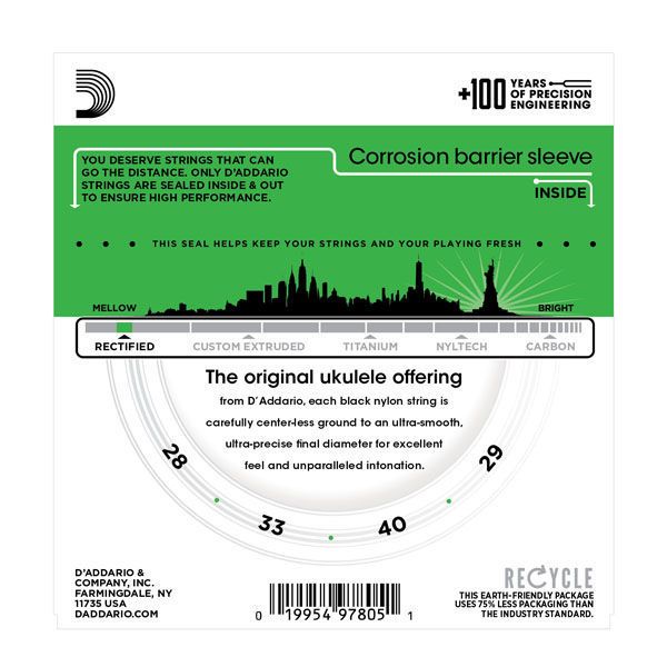 Daddario EJ53S Hawaiian Soprano Set