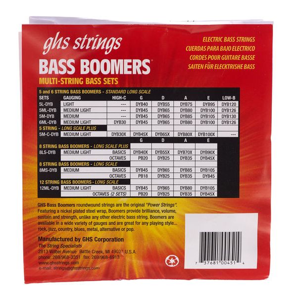 GHS 3045 5M DYB Boomers