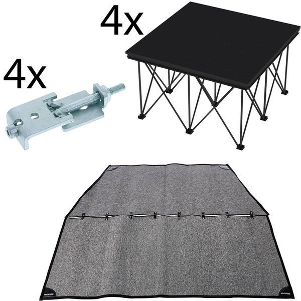 Stairville Drum Riser Bundle 2x2 iX Stage