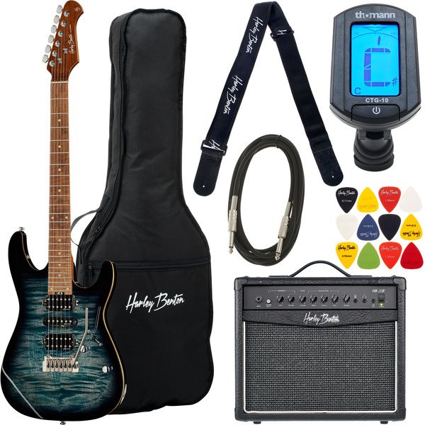 Harley Benton Fusion-III HSH Roasted Bundle