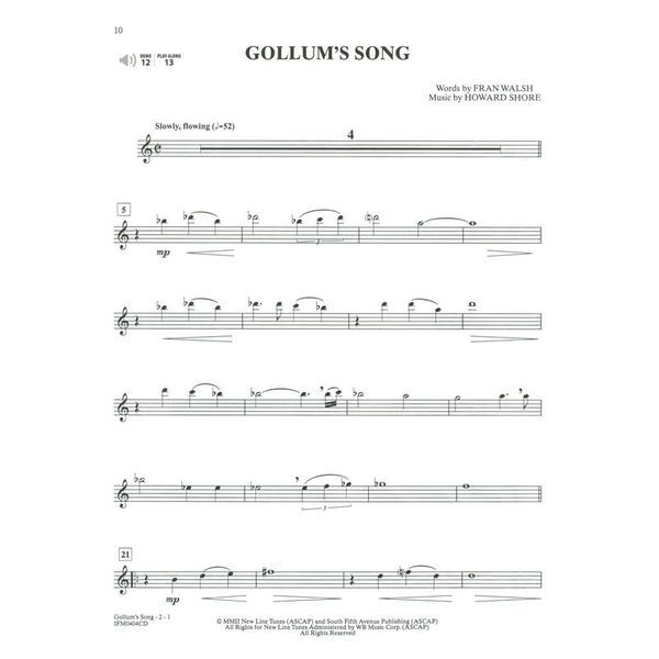Alfred Music Publishing Lord Of The Rings 1-3 Flute