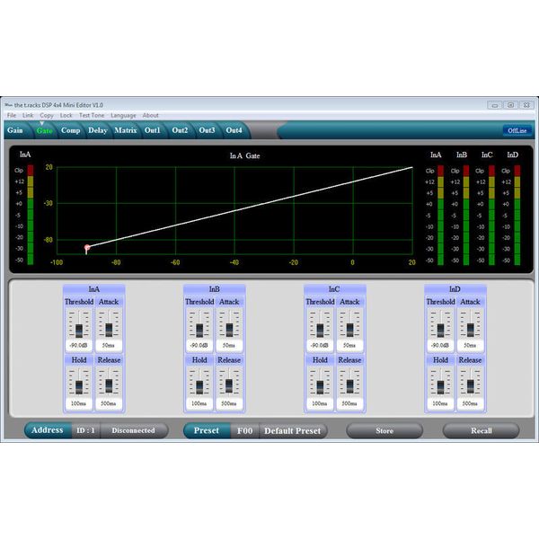 the t.racks DSP 4x4 Mini