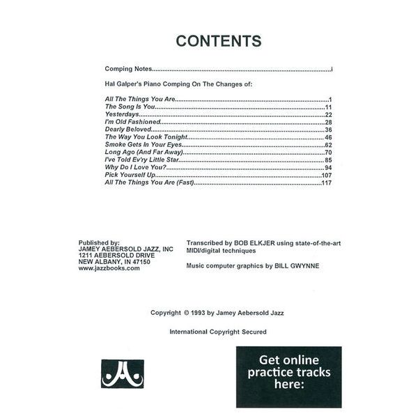 Jamey Aebersold Jazz Piano Voicings Vol.55