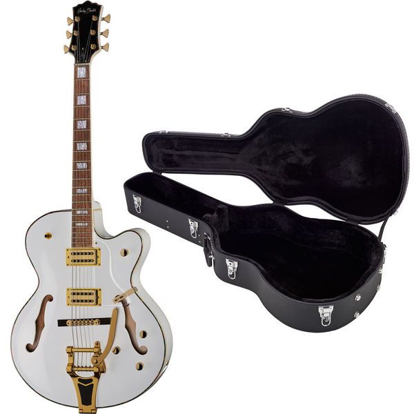 Harley Benton BigTone Trem White w/Case