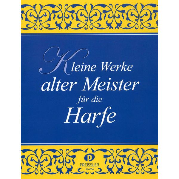 Musikverlag Preissler Werke alter Meister Harfe
