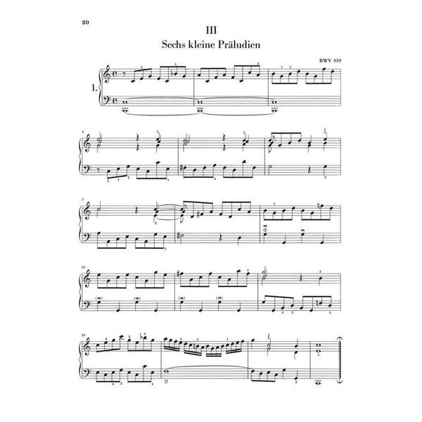 Henle Verlag Bach Prludien & Fughetten
