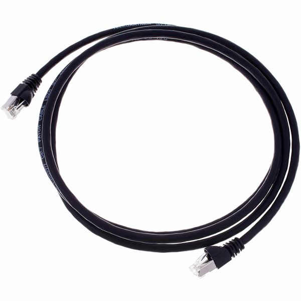 Telegrtner CAT6A Patchkabel 2m, sw
