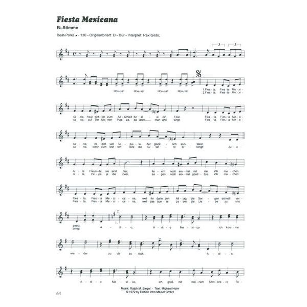 Musikverlag Hildner 100 Hits für Bb & Eb