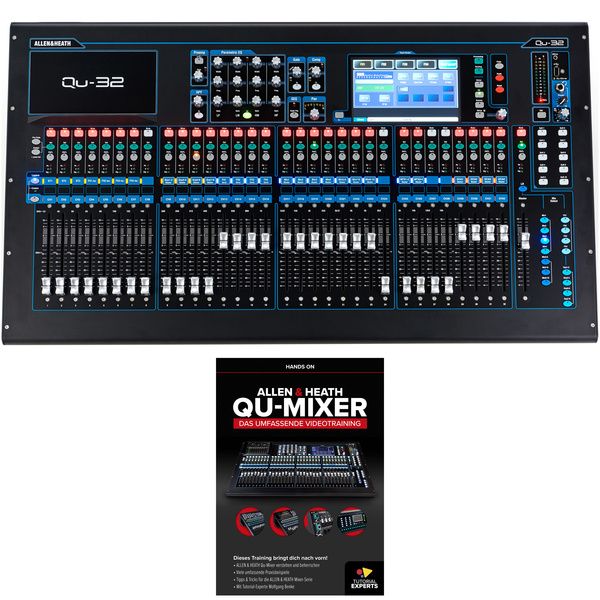 Allen & Heath Qu-32 Chrome Hands On Bundle