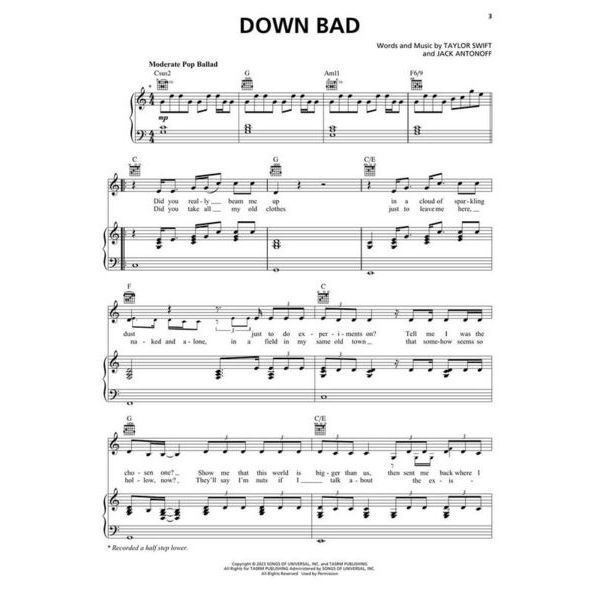 Hal Leonard Taylor Swift Tortured Poet