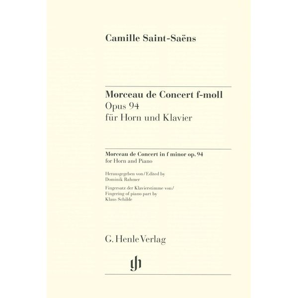 Henle Verlag Saint-Sans Morceau Concert