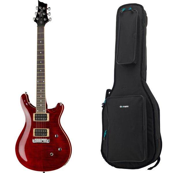 Harley Benton CST-24 Bl. Ch. Flame w/Bag