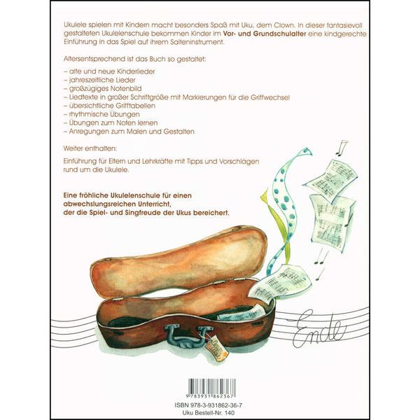 Schuh Verlag Die Ukulelenschule für Kinder