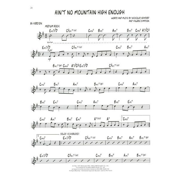 Hal Leonard Jazz Play-Along Motown Classic