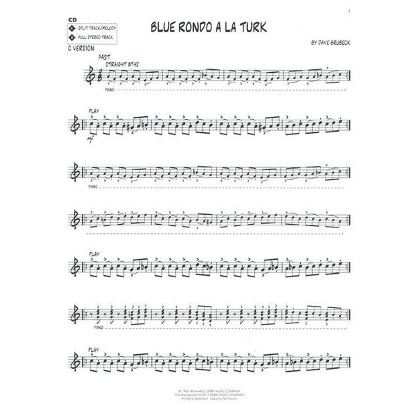 Hal Leonard Jazz Play-Along Dave Brubeck