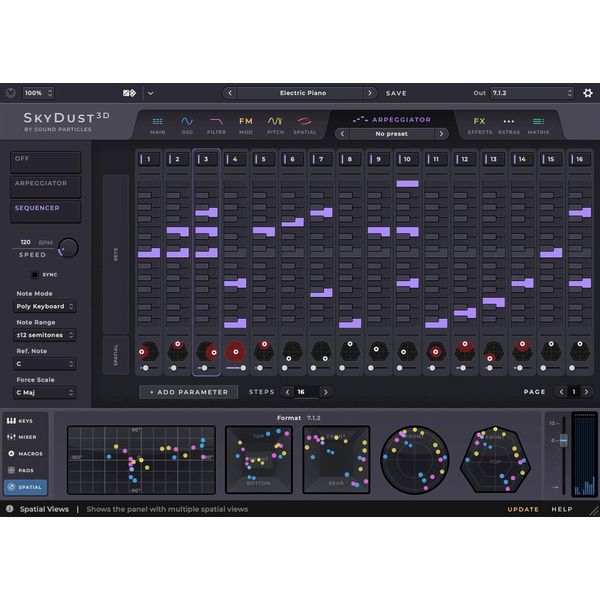Sound Particles SkyDust 3D