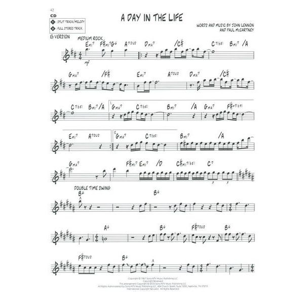 Hal Leonard Jazz Play-Along John Lennon
