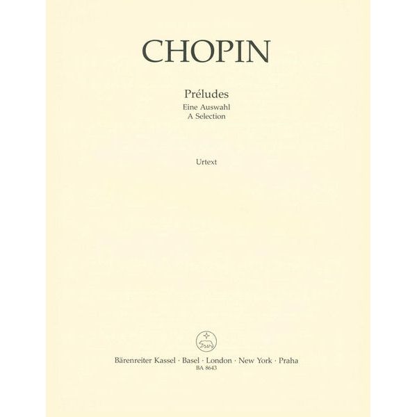 Brenreiter Chopin Preludes Auswahl