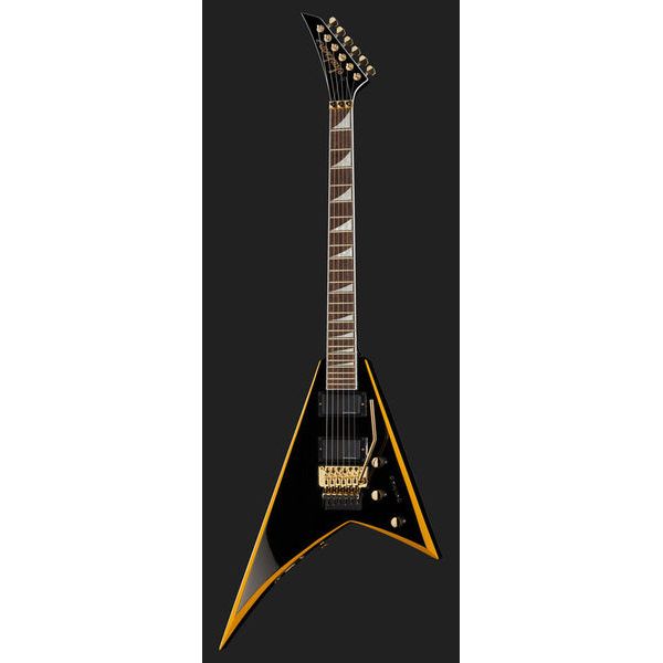 Jackson RRX24 Black with Yellow Bevels