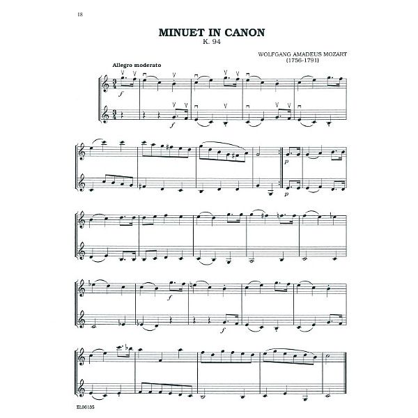 Alfred Music Publishing Classical Duets for All Violin