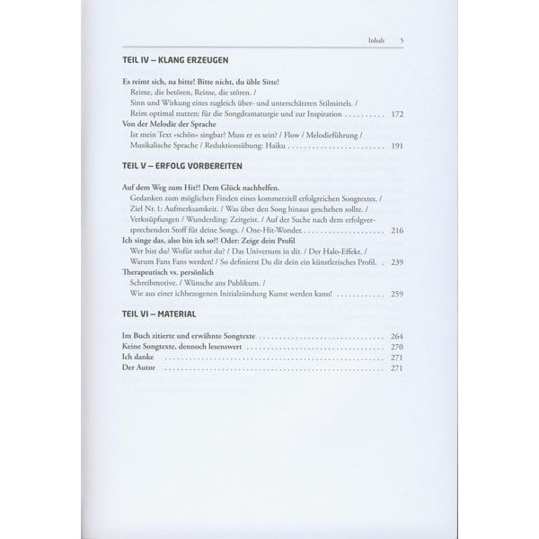 Schott Songtexte Schreiben