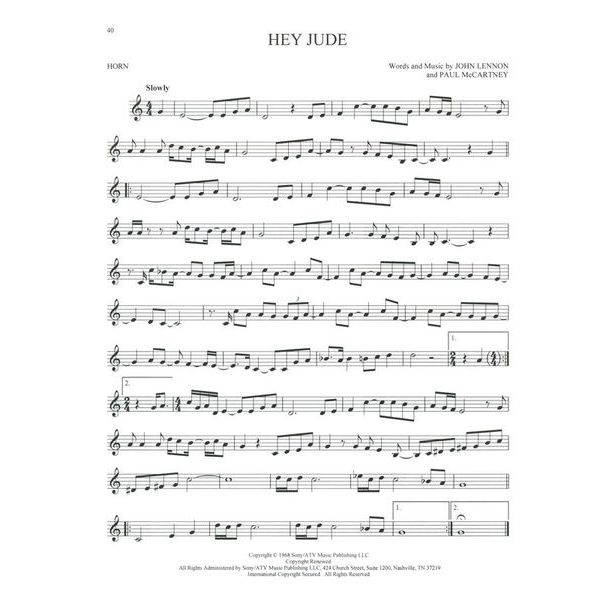 Hal Leonard 101 Popular Songs Horn