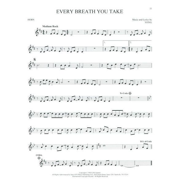 Hal Leonard 101 Beautiful Songs Horn