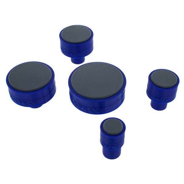 Drumprax Take 5 Practice Pads Dark Blue
