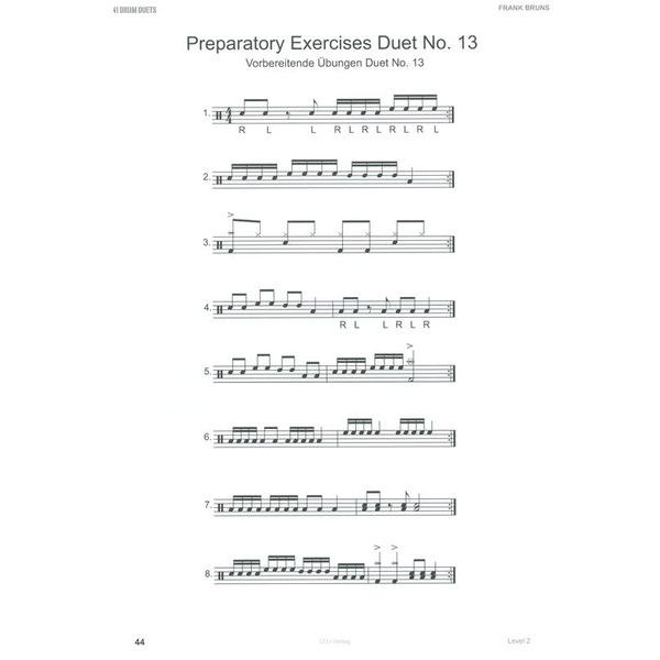 Leu Verlag 41 Drum Duets