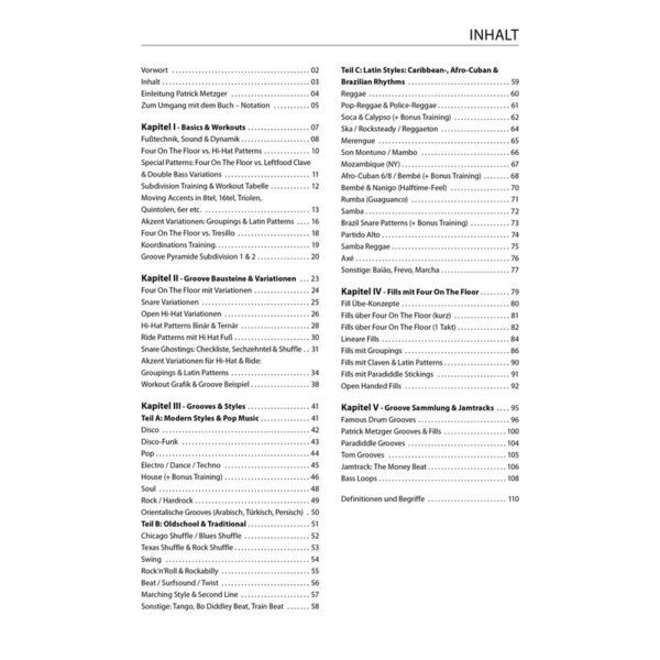 Hage Musikverlag Drum Training 4 On The Floor