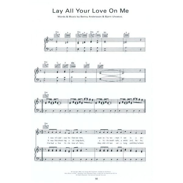 Music Sales The Very Best Of Abba