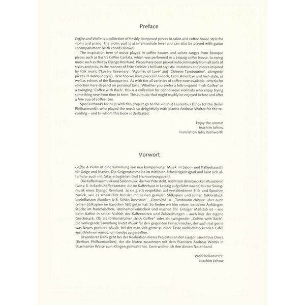 Schott Coffee & Violin