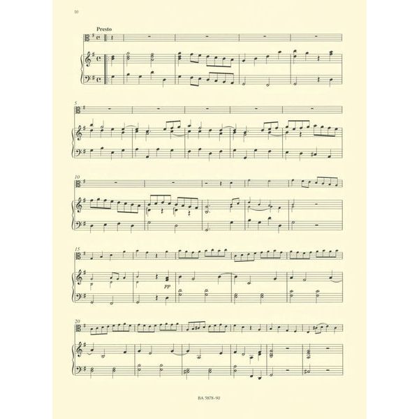 Brenreiter Telemann Concert G-Dur Viola