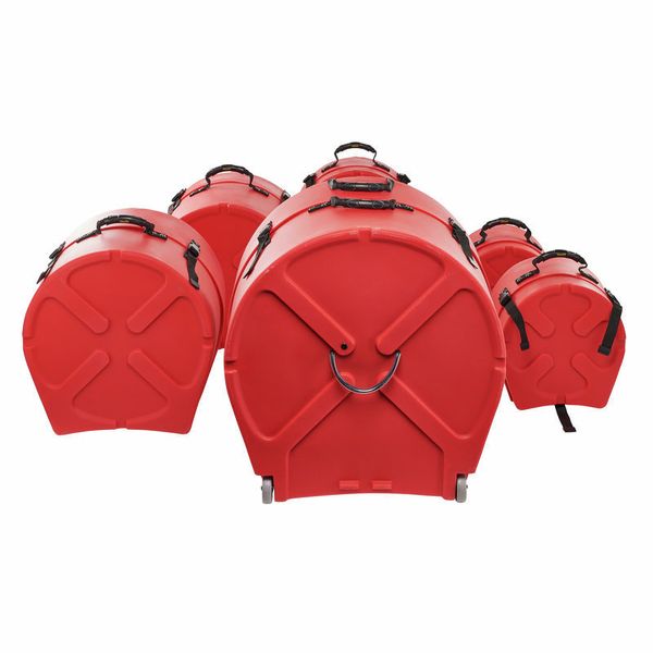 Hardcase HRockFus6 F.Lined Set Red