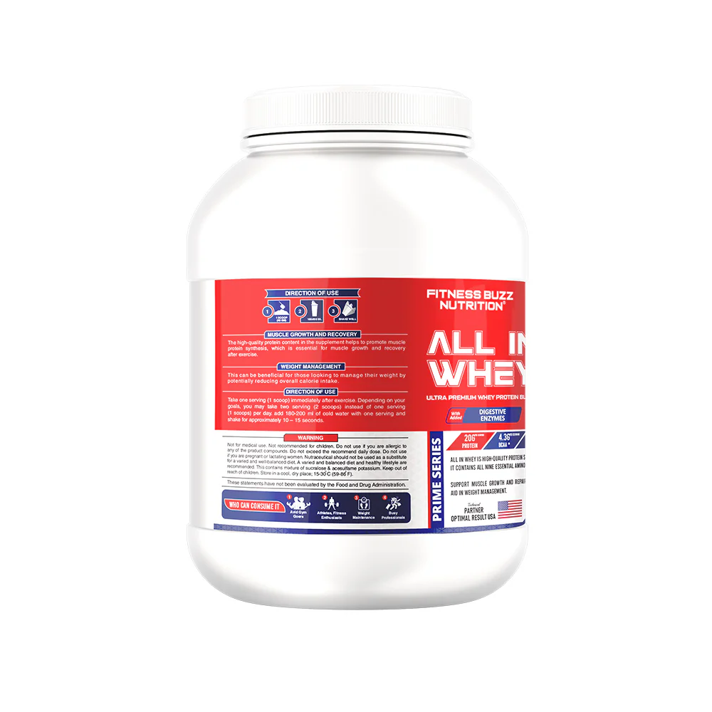 FITNESS BUZZ NUTRITION All In Whey