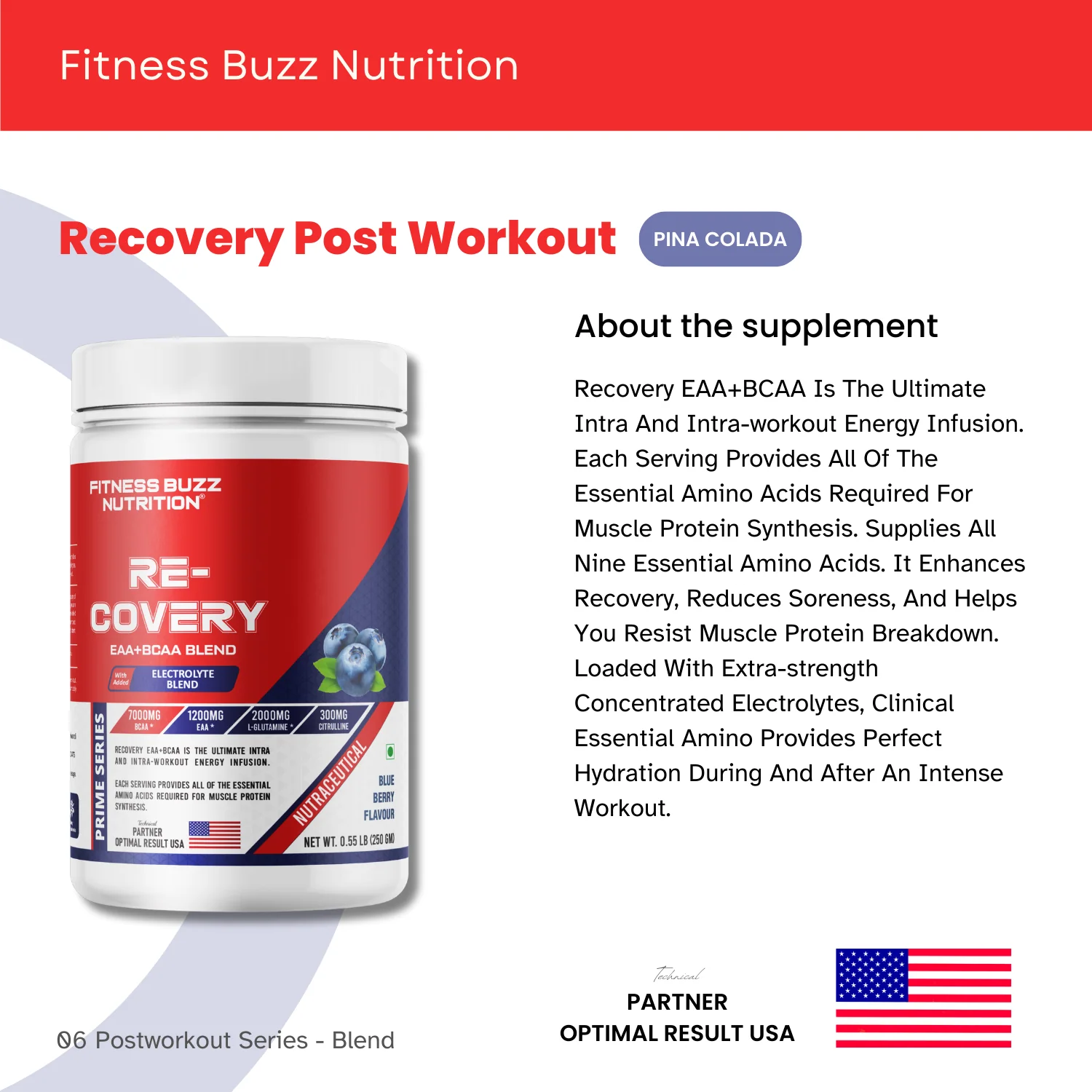 FITNESS BUZZ NUTRITION RECOVERY