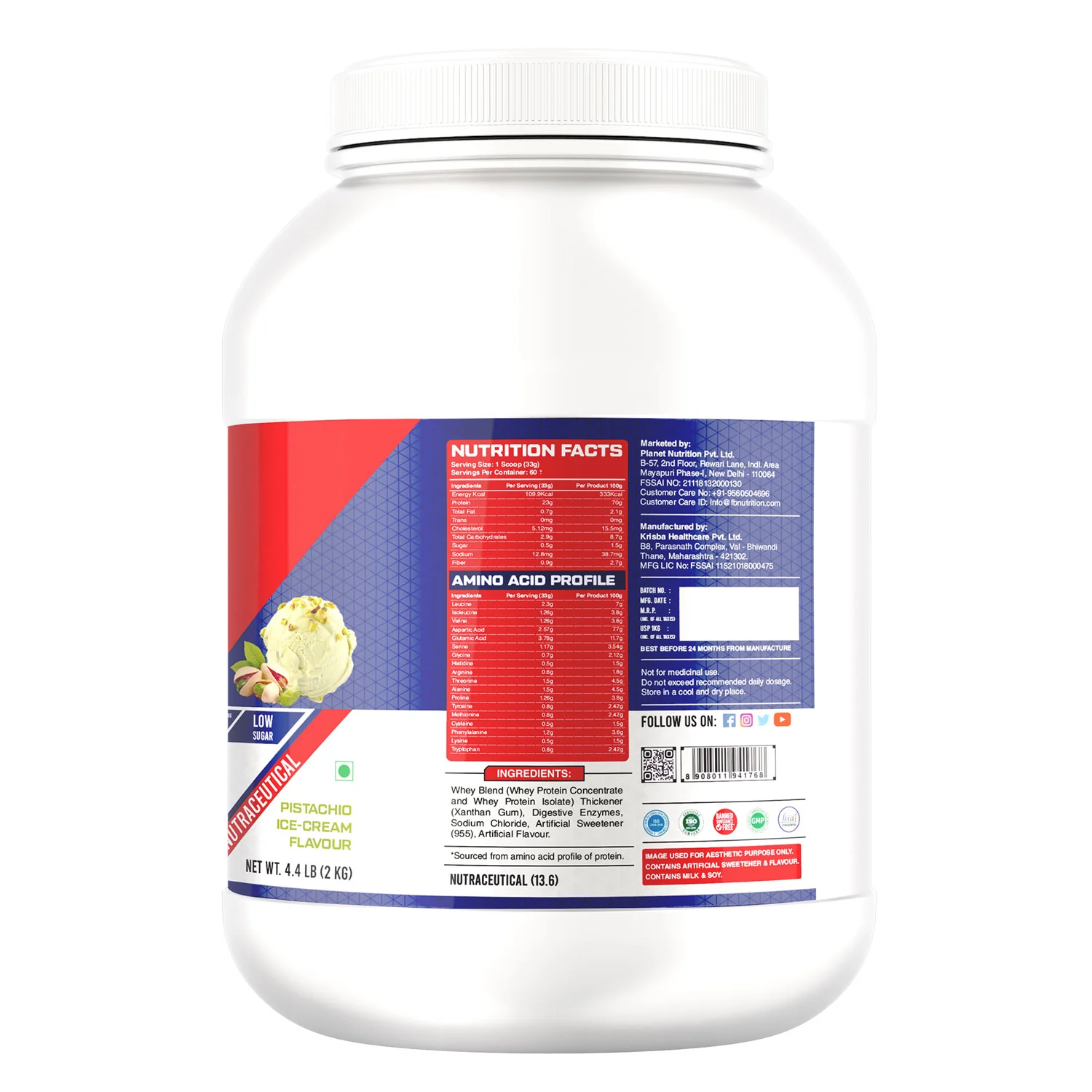 FITNESS BUZZ NUTRITION PURE WHEY