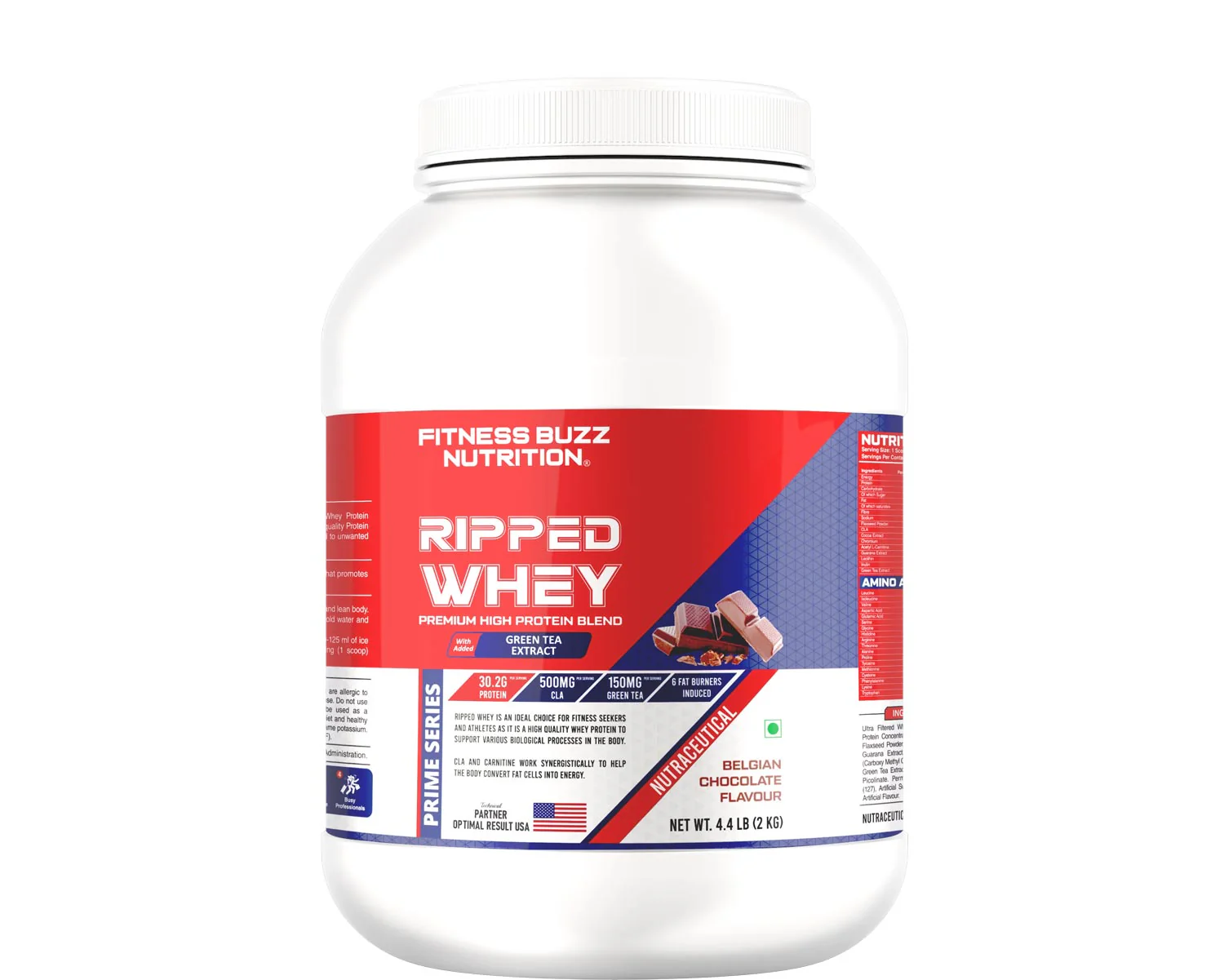 FITNESS BUZZ NUTRITION RIPPED WHEY