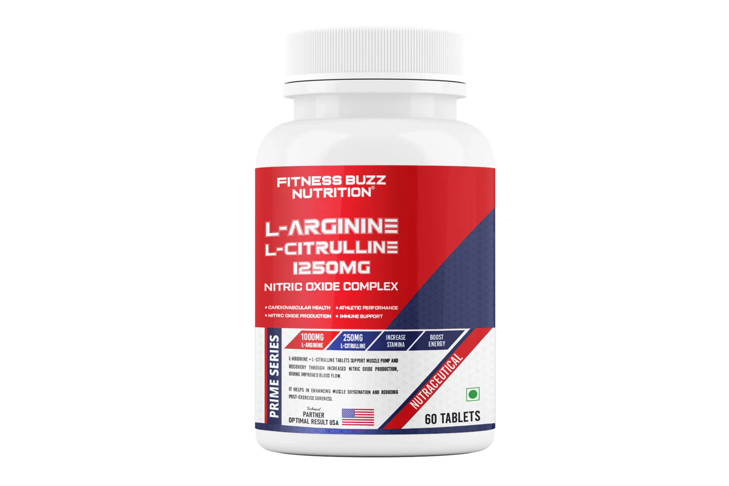 FITNESS BUZZ L-Arginine +    L-Citrulline(60tab)