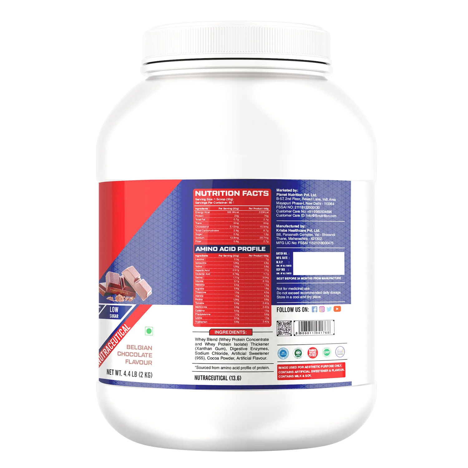 FITNESS BUZZ NUTRITION PURE WHEY