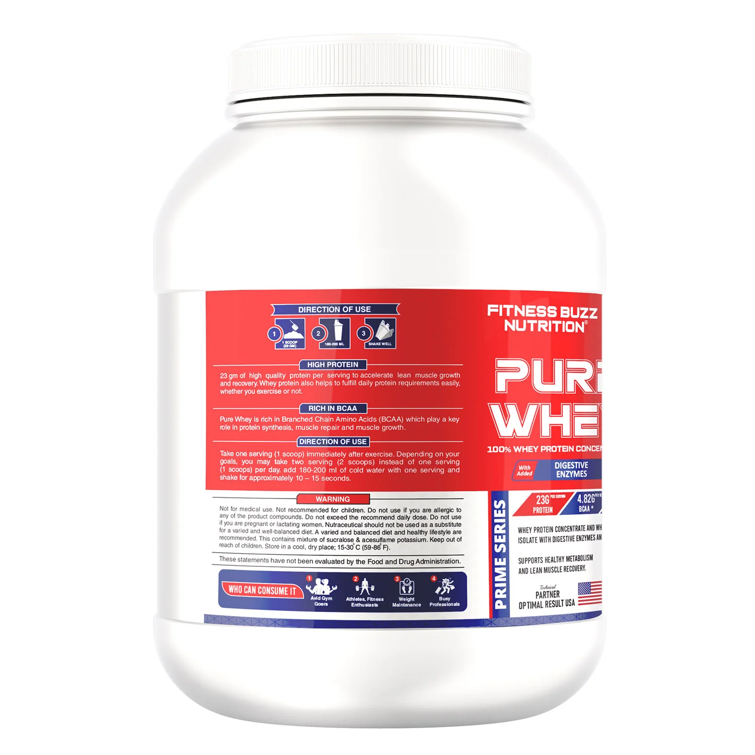FITNESS BUZZ NUTRITION PURE WHEY