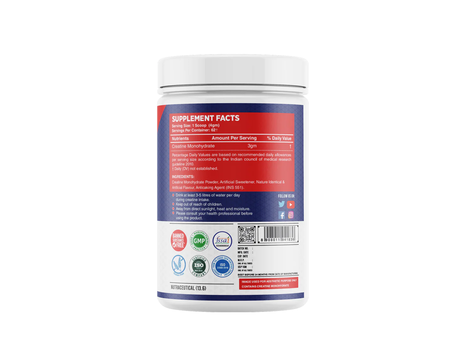 KING CREATINE MONOHYDRATE
