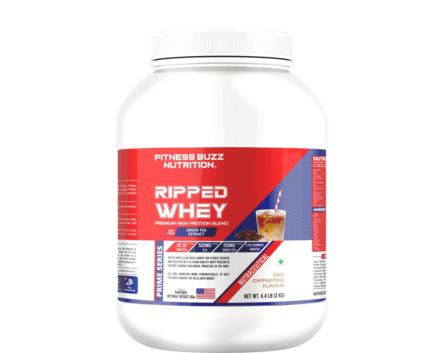 FITNESS BUZZ NUTRITION RIPPED WHEY