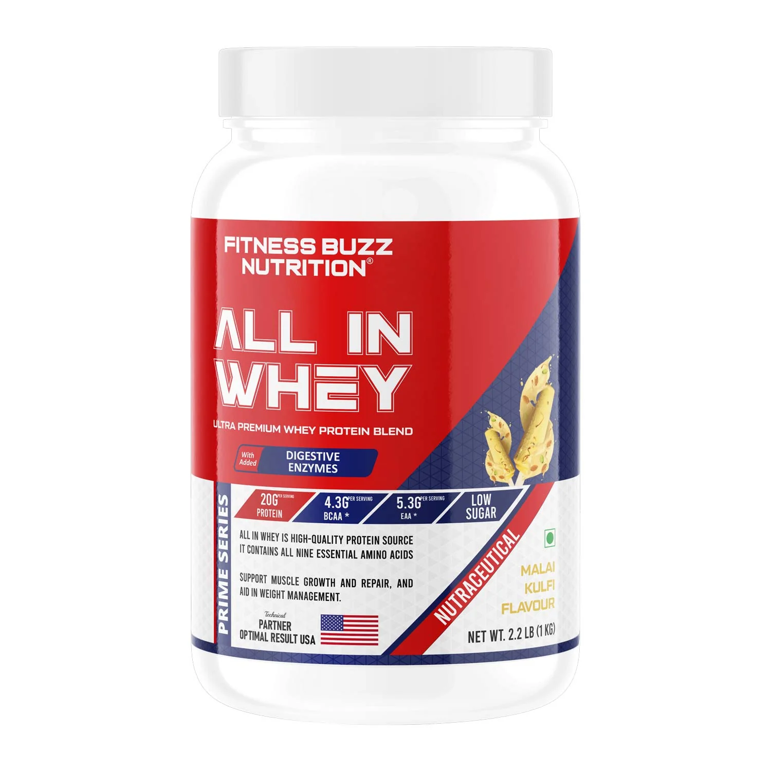 FITNESS BUZZ NUTRITION All In Whey