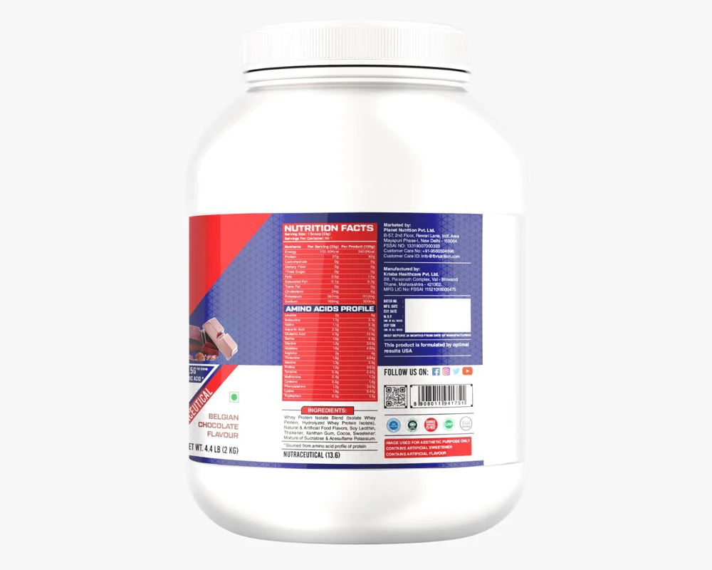 FITNESS BUZZ NUTRITION HYDRO1 WHEY ISOLATE 2KG
