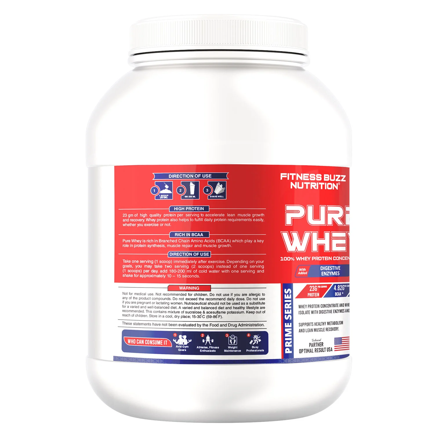 FITNESS BUZZ NUTRITION PURE WHEY