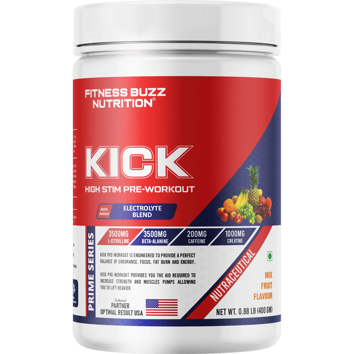 KICK HIGH STIM PRE-WORKOUT SUPPLEMENT