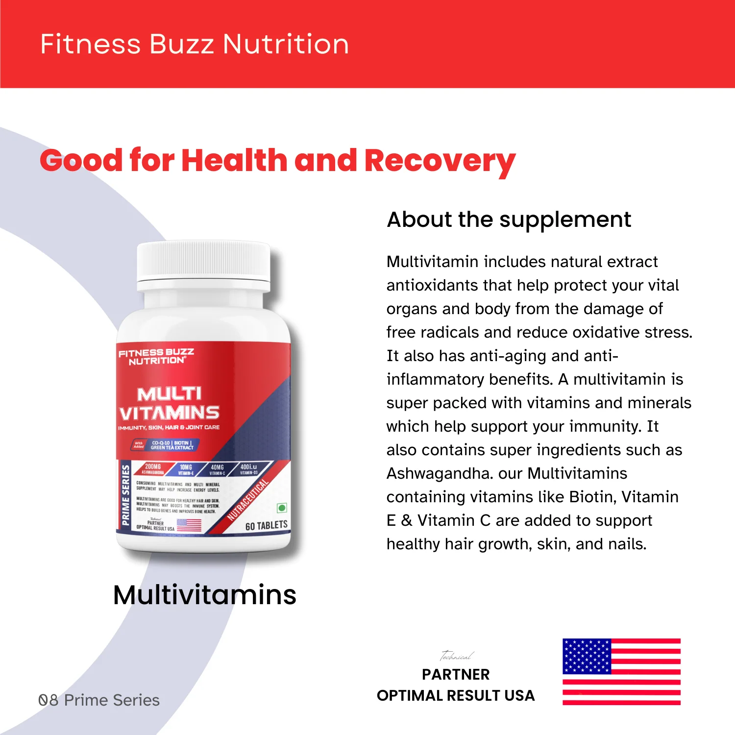 FITNESS BUZZ NUTRITION MULTIVITAMINS